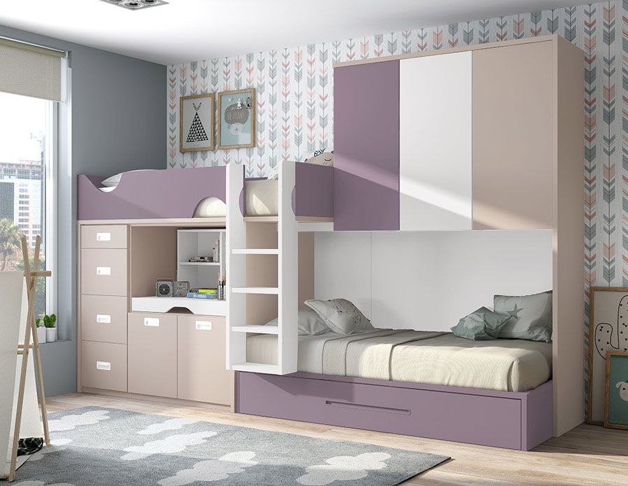 Dormitorio juvenil Infinity 25 | Dormitorio juvenil en Muebles Lara