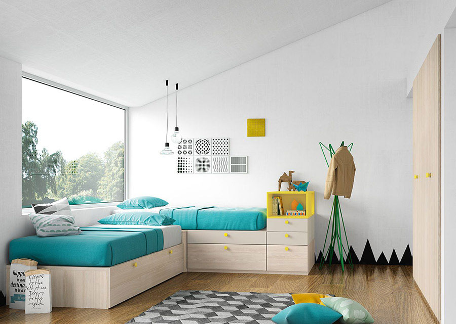 Dormitorio juvenil Infinity 25 | Dormitorio juvenil en Muebles Lara